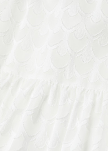 Білий кежуал плаття, сукня а-силует H&M однотонна