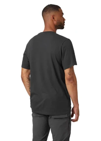 Черная футболка 62979-981 Helly Hansen NORD GRAPHIC T-SHIRT