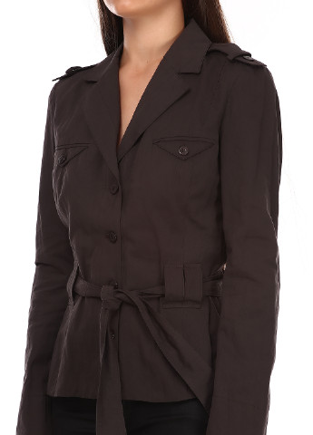Темно-коричневая демисезонная куртка Aniye By