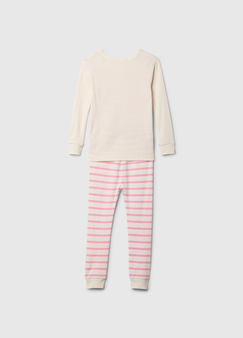 Молочна всесезон піжама (лонгслів, штани) лонгслів + брюки Gap