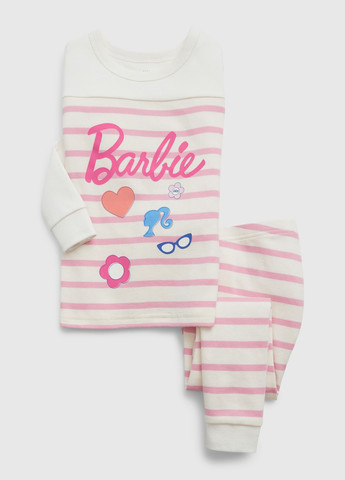 Молочна всесезон піжама (лонгслів, штани) лонгслів + брюки Gap