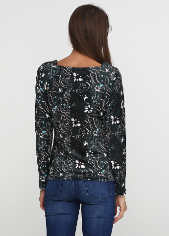 Темно-зелёная блуза Comma