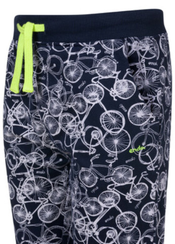 Темно-синие спортивные демисезонные брюки зауженные Endo