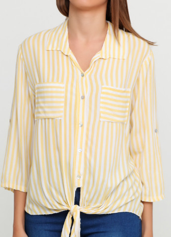 Желтая демисезонная блуза Made in Italy