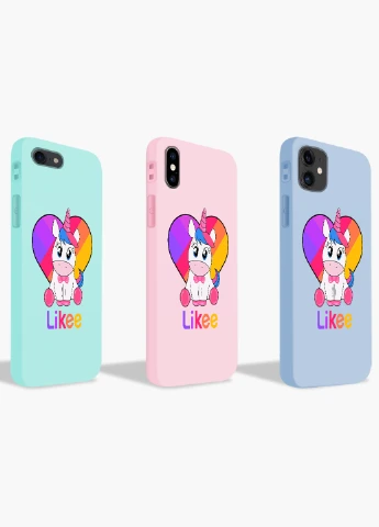 Чехол силиконовый Apple Iphone Xs Лайк Единорог (Likee Unicorn) (8938-1594) MobiPrint (219488041)