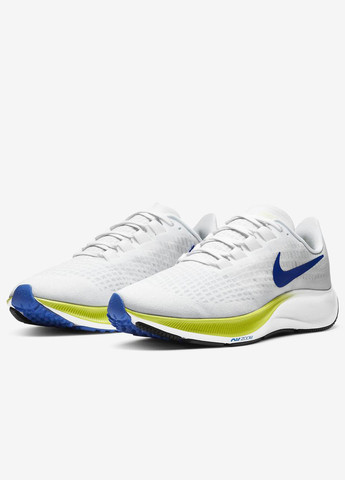 Белые демисезонные кроссовки беговые Nike Air Zoom Pegasus 37 Men's Running BQ9646-102