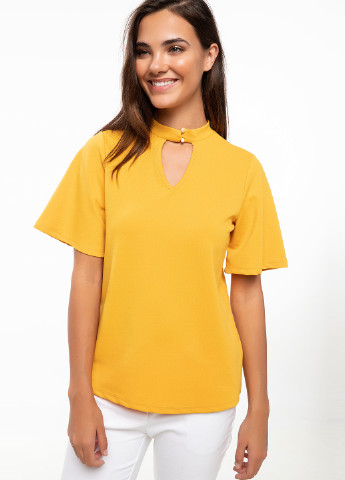 Жёлтая футболка DeFacto