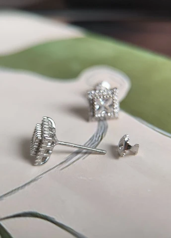 Серьги Silver Flame (350941274)