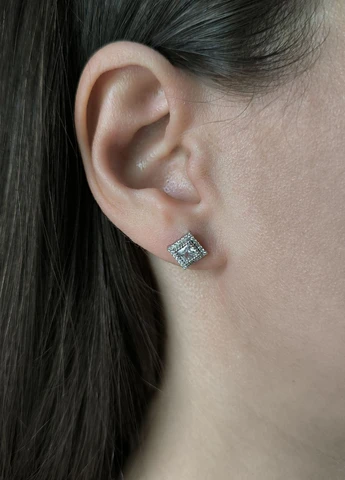 Серьги Silver Flame (350941274)