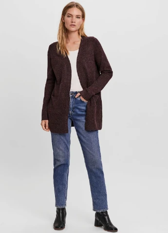 Бордовый демисезонный кардиган Vero Moda
