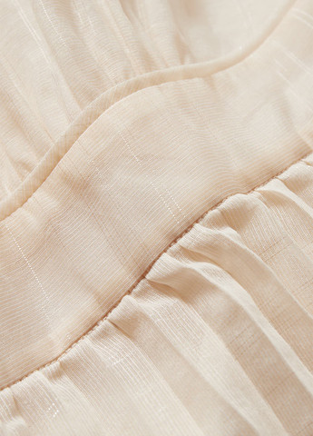 Бежева кежуал сукня плісована C&A однотонна