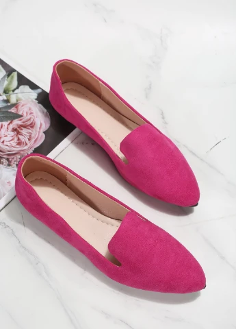 SHEIN Туфлі лофери рожевий з штучна замша, китай — демісезон (301767297)