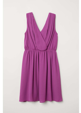 Фіолетова кежуал сукня для годуючих кльош H&M