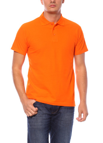 Оранжевая футболка-поло для мужчин Sol's однотонная
