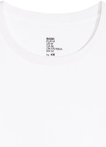 Белая футболка H&M