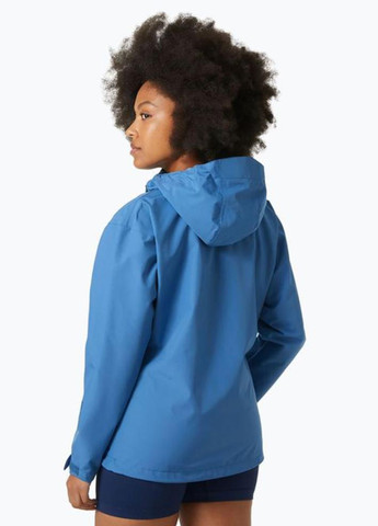 Голубая демисезонная куртка 62066-636 Helly Hansen Seven J Women's Rain Jacket