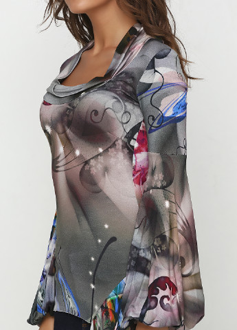 Комбинированная демисезонная блуза Grazia Pi