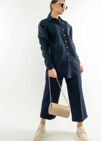 Сорочка Рі Марі Дейо РУ 0221 темно-синій Ри Мари (235753350)