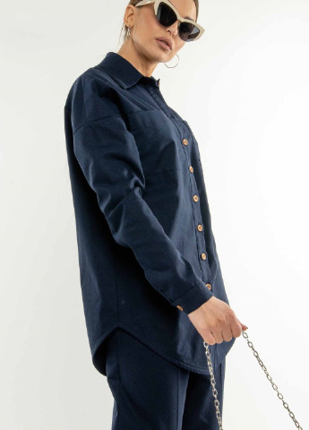 Сорочка Рі Марі Дейо РУ 0221 темно-синій Ри Мари (235753350)