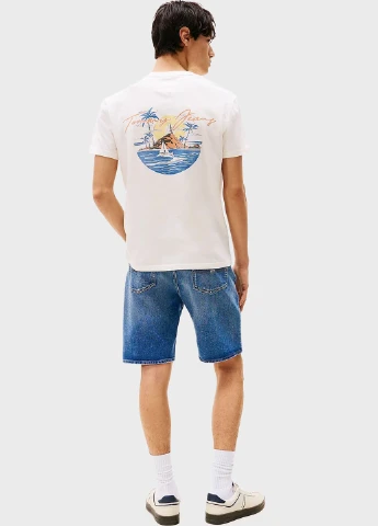 Біла футболка Tommy Jeans