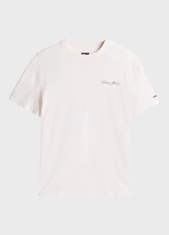 Біла футболка Tommy Jeans