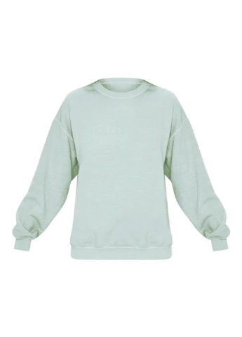 Мятный свитшот PrettyLittleThing однотонный без декора (254799155)