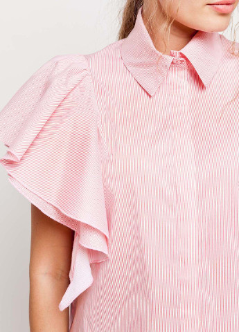 Светло-розовая летняя блуза GrandUA