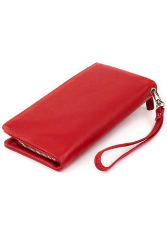 Жіночий шкіряний гаманець-клатч 20,8х10х2 см st leather (252130357)