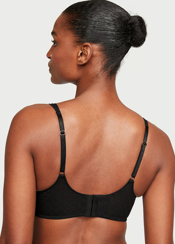 Чорний демісезонний комплект (бюстгальтер, трусики) Victoria's Secret