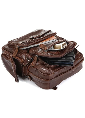 Шкіряний рюкзак 25,5х36х10 см Vintage (252415942)