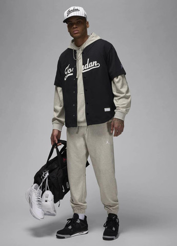Бежевые спортивные, кэжуал демисезонные джоггеры брюки Jordan