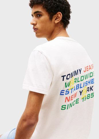 Молочна футболка Tommy Jeans