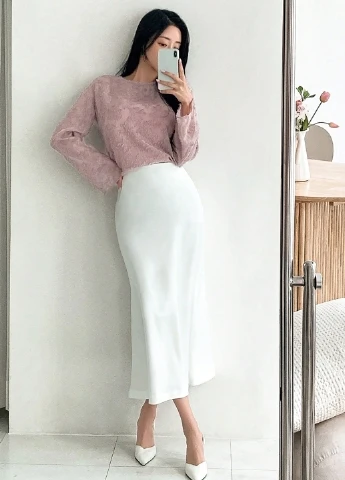 Світло-рожева блуза SHEIN