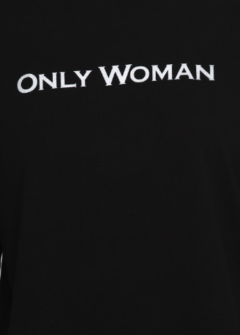 Черная летняя футболка Only Women