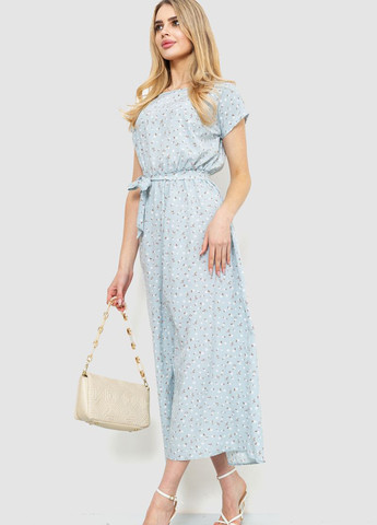 Світло-блакитна кежуал сукня Ager з квітковим принтом