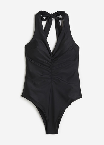 Черный летний купальник слитный, танк H&M