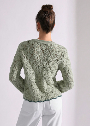 М'ятний демісезонний джемпер джемпер SHEIN