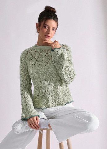 М'ятний демісезонний джемпер джемпер SHEIN