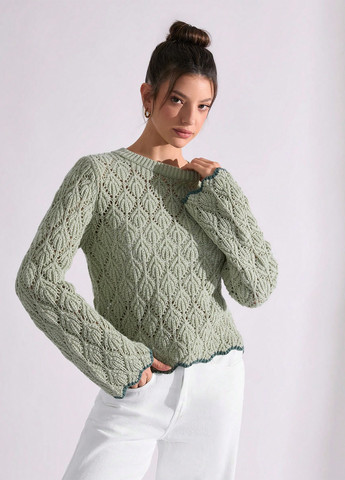 М'ятний демісезонний джемпер джемпер SHEIN