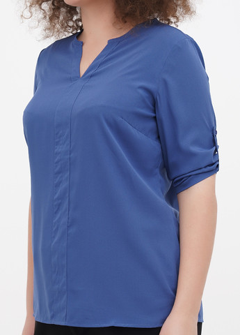 Синяя летняя блуза Minus