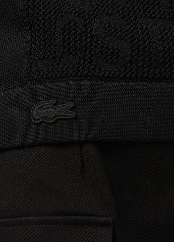 Черный летний свитер джемпер Lacoste