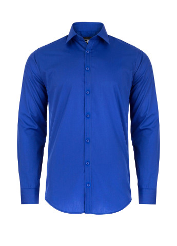 Синяя кэжуал рубашка Pako Lorente с длинным рукавом