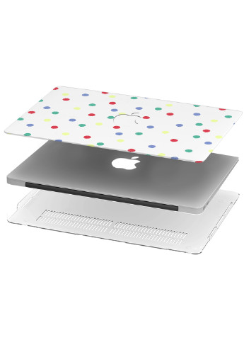 Чохол пластиковий для Apple MacBook Pro Retina 15 A1398 Різнобарвний горох (6353-2781) MobiPrint (219124362)