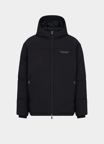 Чорний зимній Пуховик Armani Exchange