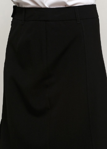 Костюм (жакет, юбка) Share юбочный однотонный чёрный кэжуал
