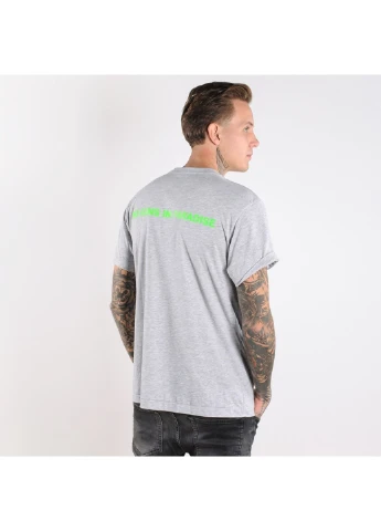 Серая футболка мужская no guns серый Power