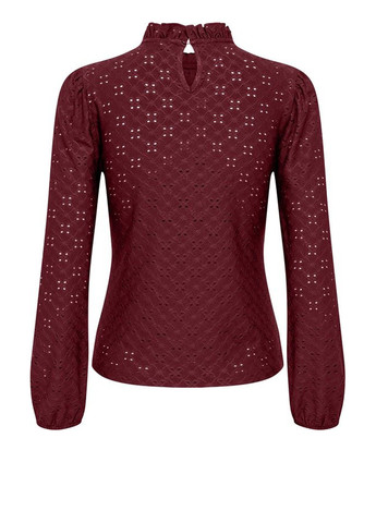 Бордовая блуза Only