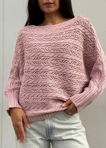 Світло-рожевий демісезонний джемпер джемпер No Brand