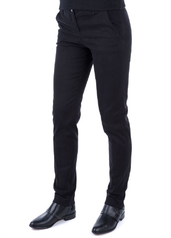 Черные демисезонные брюки Emporio Armani