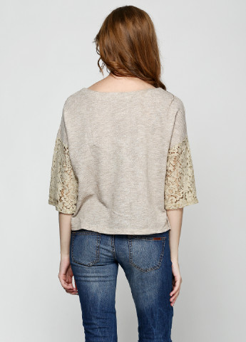 Бежевий світшот Paccia (18218613)